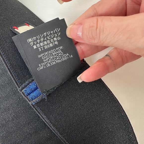 Gucci Multicolor Rhinestone Rainbow Stretch Headband - Picture 12 of 16